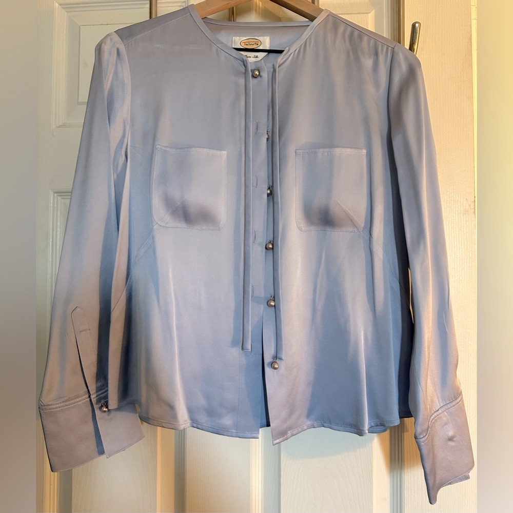 Talbots Light Blue Blouse